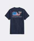 Camiseta Flag Whale Navy Vineyard Vines