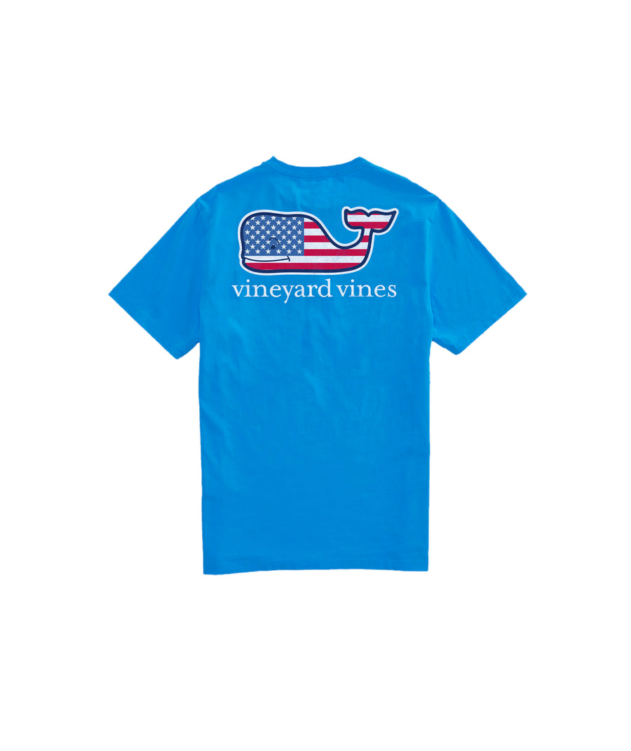 Camiseta Flag Whale Azul Vineyard Vines