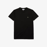 Camiseta Algodón Pima Negra Lacoste