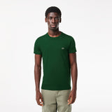 Camiseta Algodón Pima Verde Pino Lacoste
