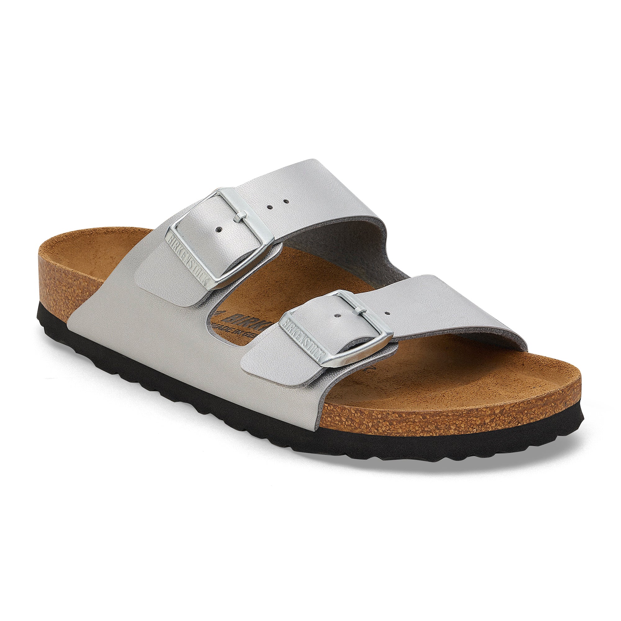 Birkenstock Arizona Birko-Flor Mujer-Silver