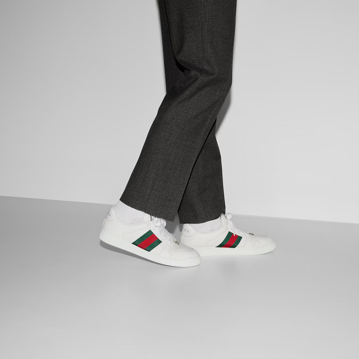 Zapatos Gucci Screener Blanco