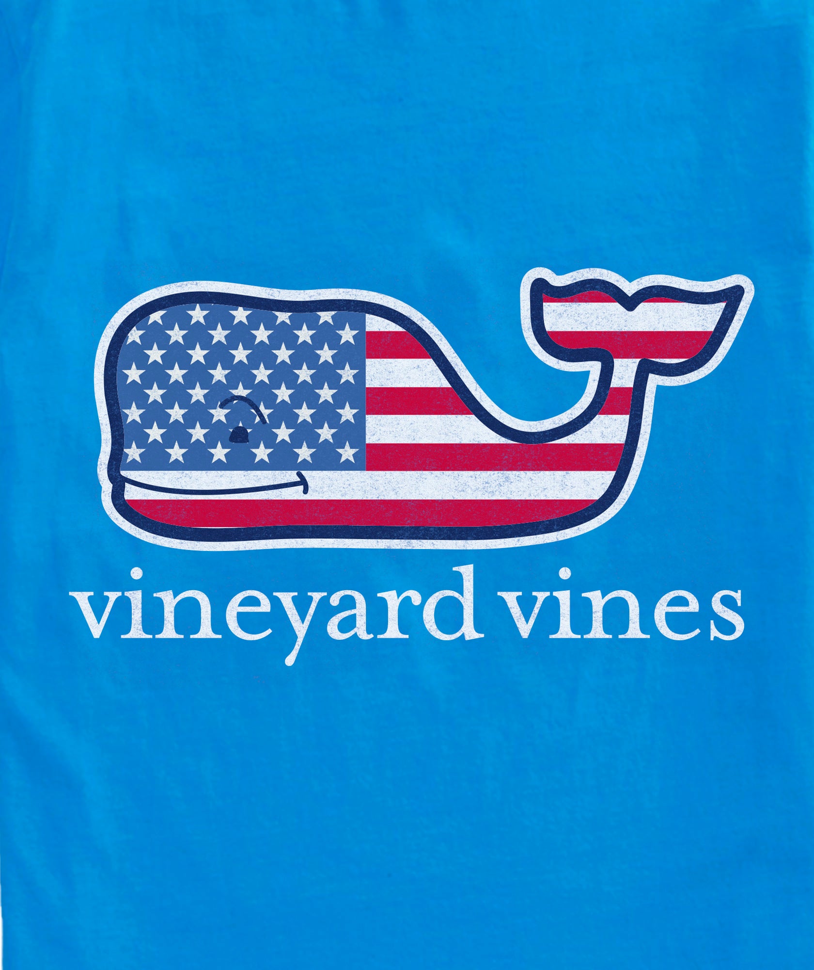CAMISETA Flag Whale Azul VINEYARD VINES