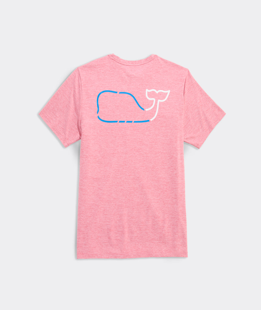 Camiseta Outline Whale Performance Vineyard Vines