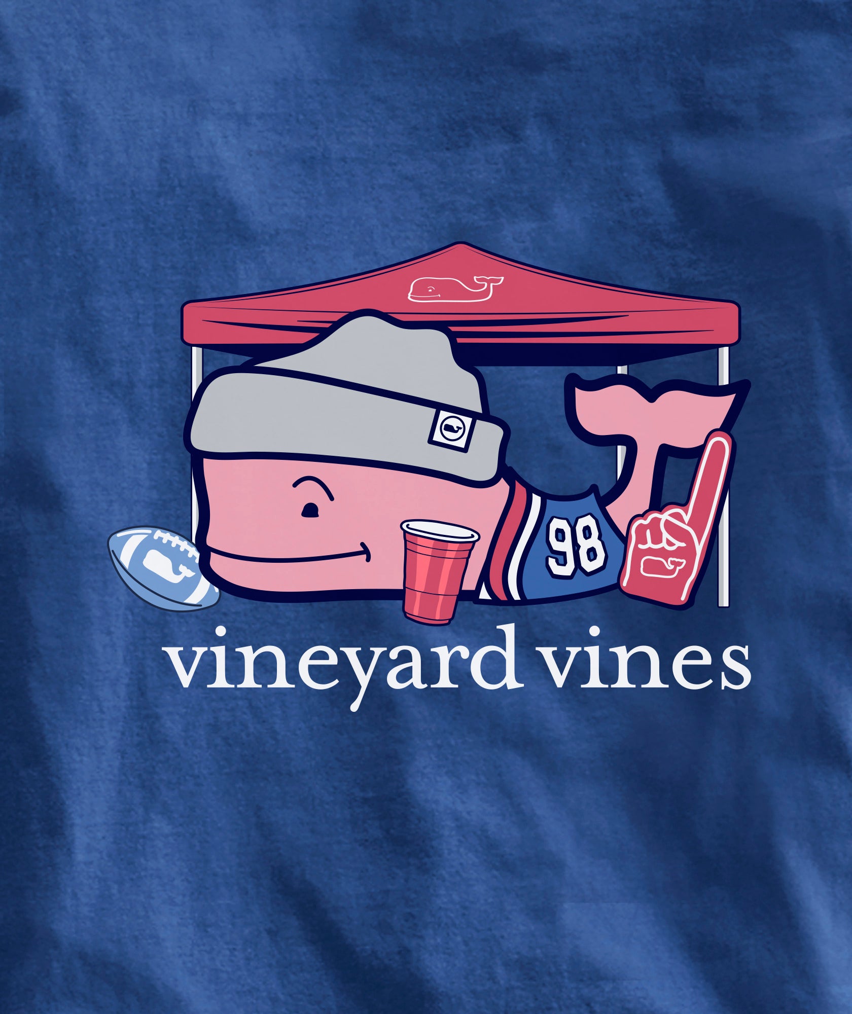 CAMIBUSO Tailgate Whale Azul VINEYARD VINES