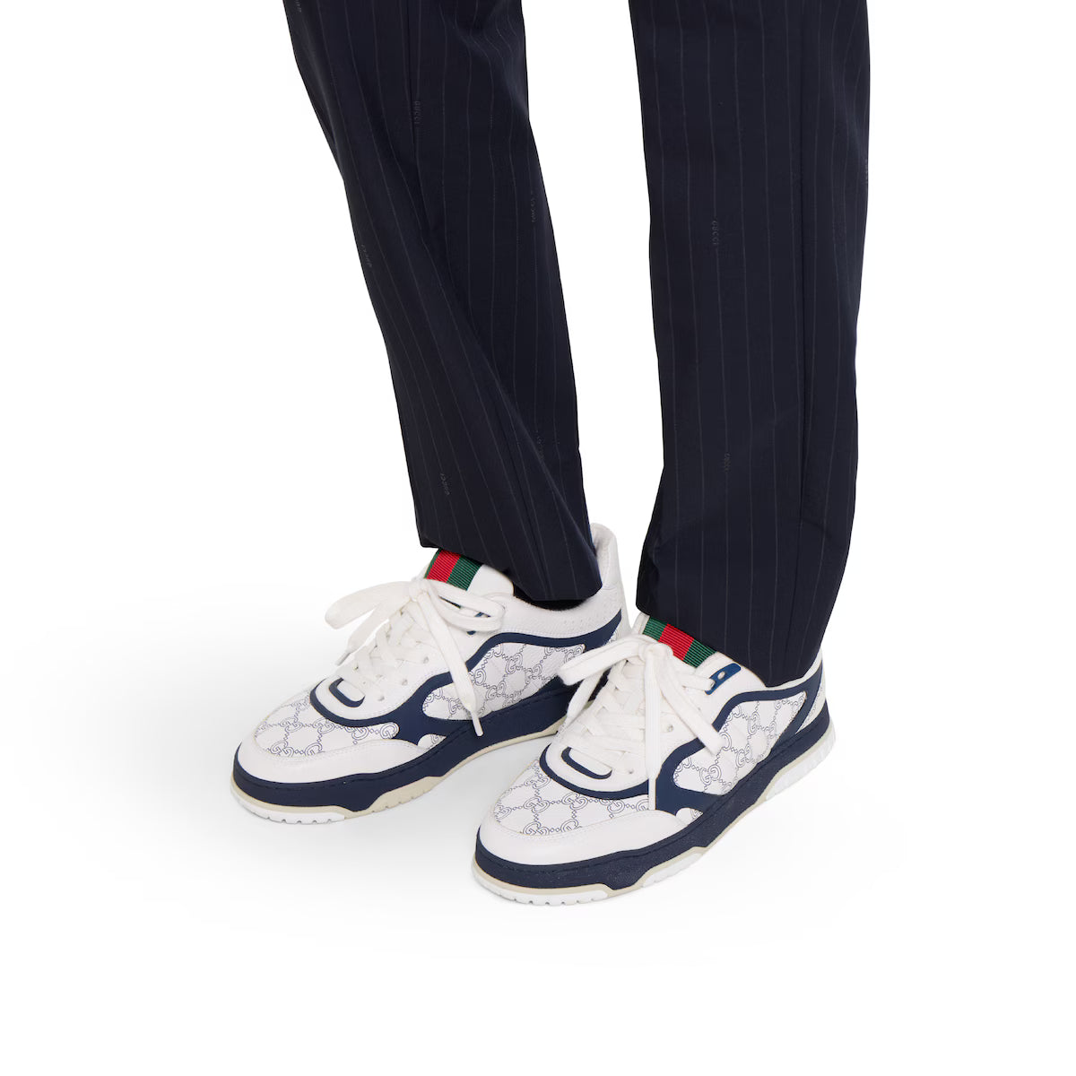 Zapatos Gucci Re-Web Blanco