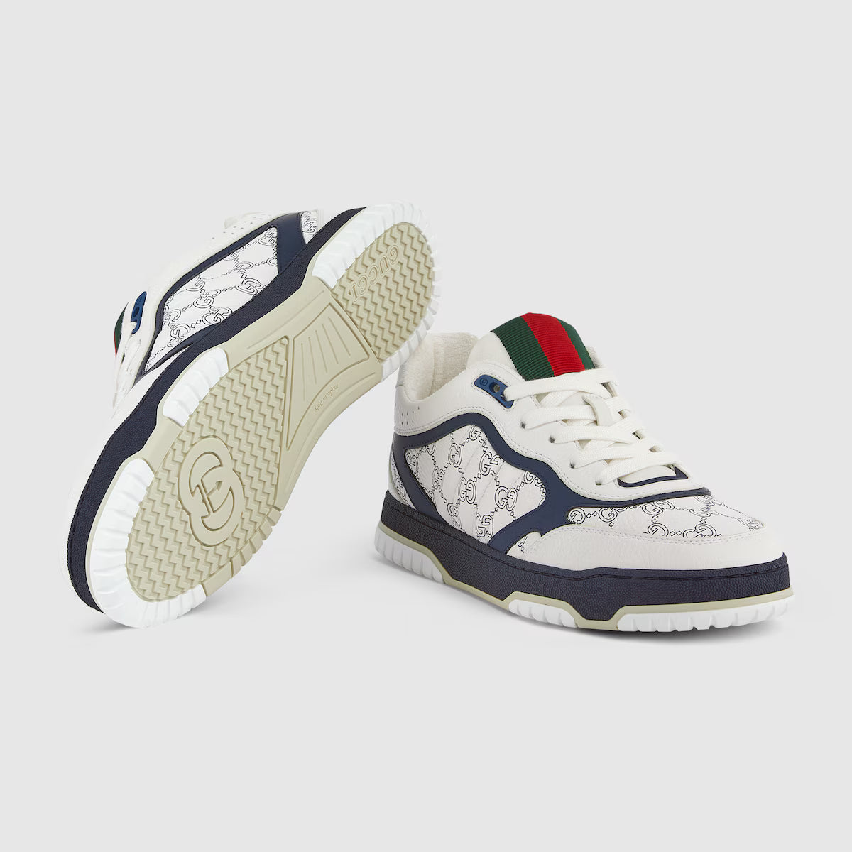 Zapatos Gucci Re-Web Blanco