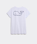 Camiseta Mujer Vintage Whale Vineyard Vines Blanca
