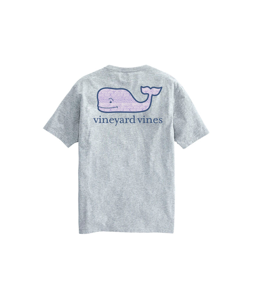 CAMISETA Fish Batik Whale Gris VINEYARD VINES