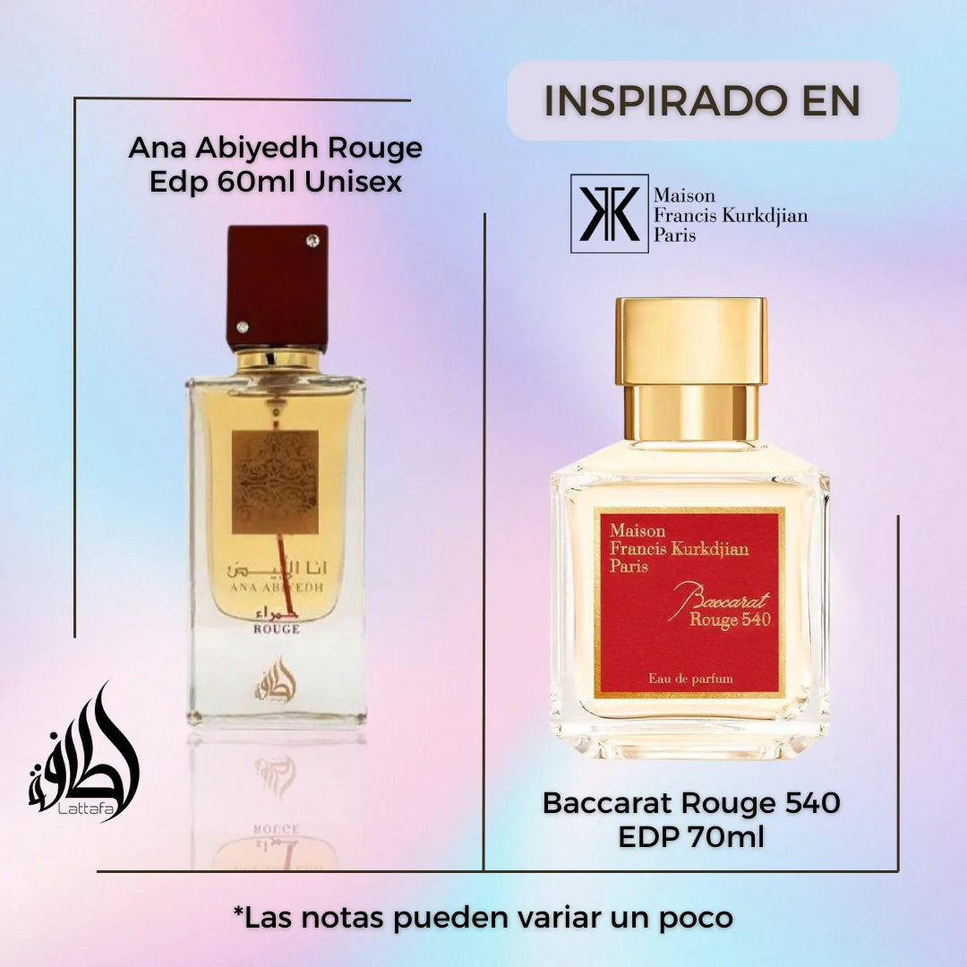 Perfume Lattafa Ana Abiyedh Rouge