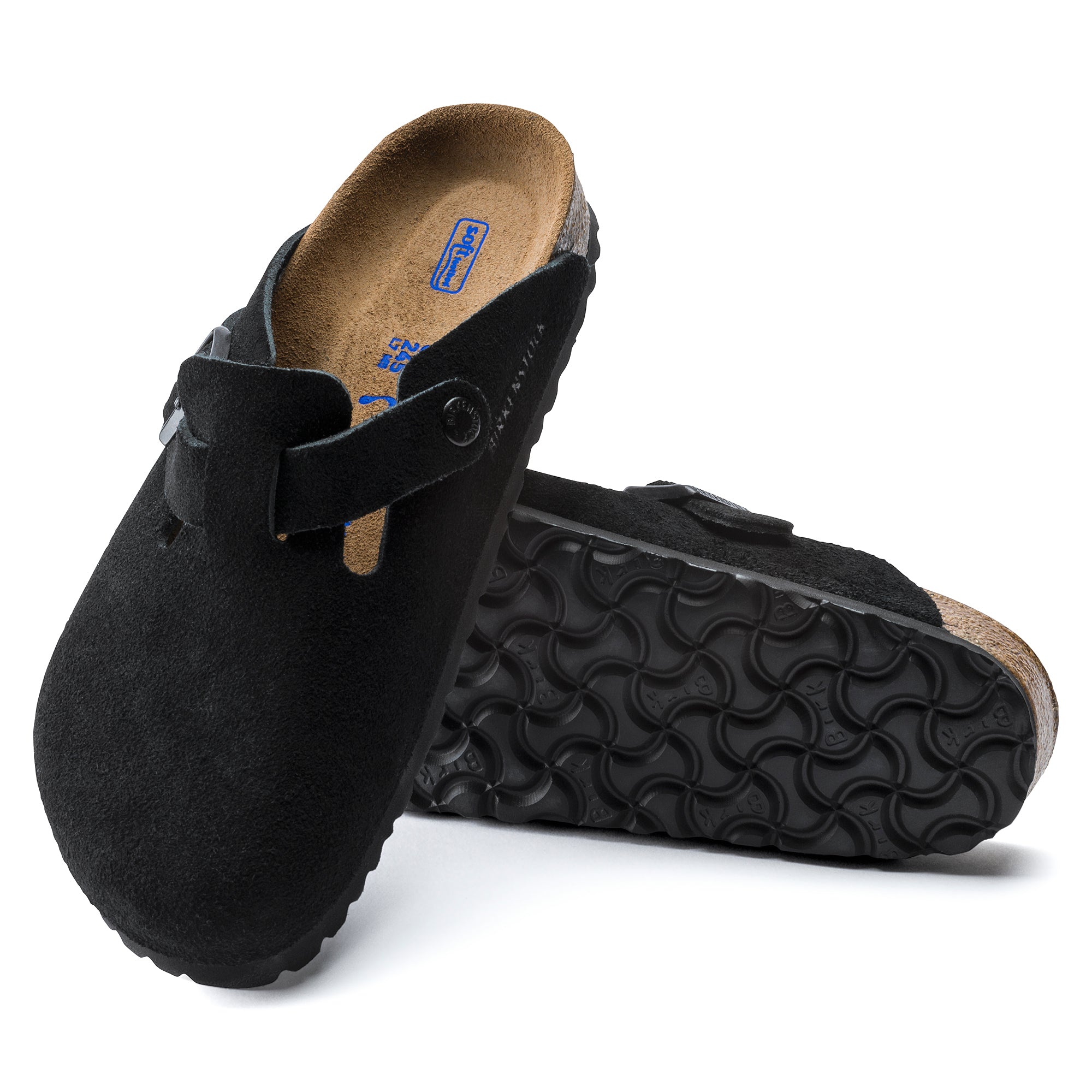 Birkenstock Boston Soft Footbed Leve Hombre - Black