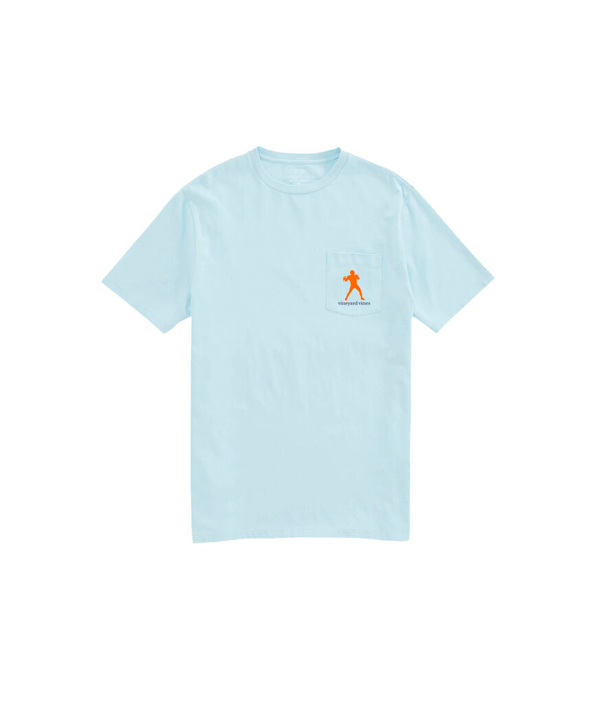 CAMISETA Football Print Azul Cielo VINEYARD VINES