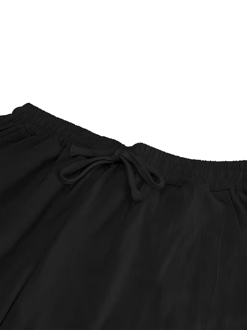 Pantalón Lino Hombre Negro