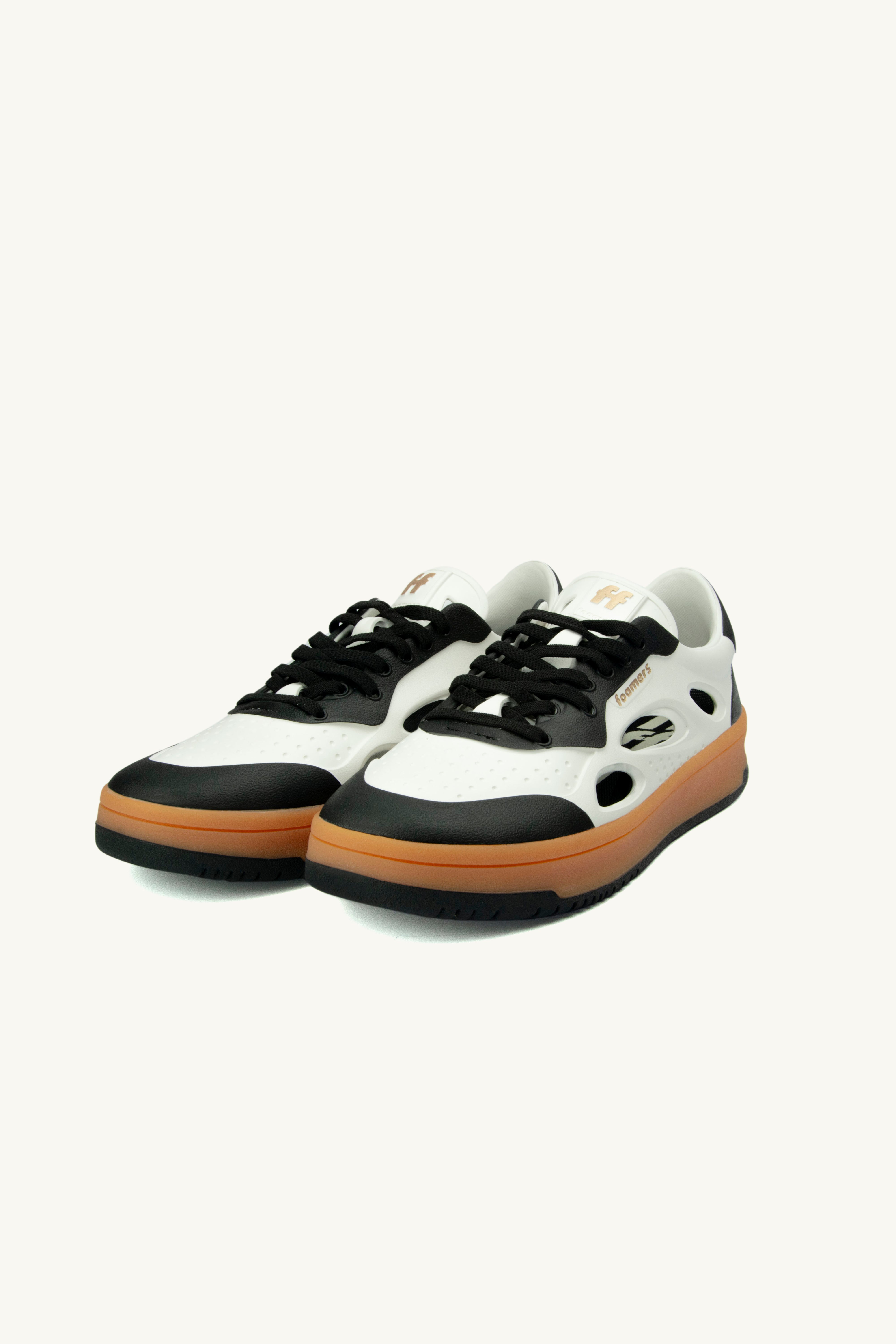 Zapatos Foamers Icon Blanco Negro