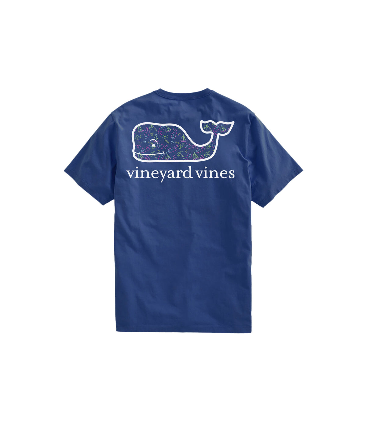 Camiseta Good Vibes Whale Azul Vineyard Vines