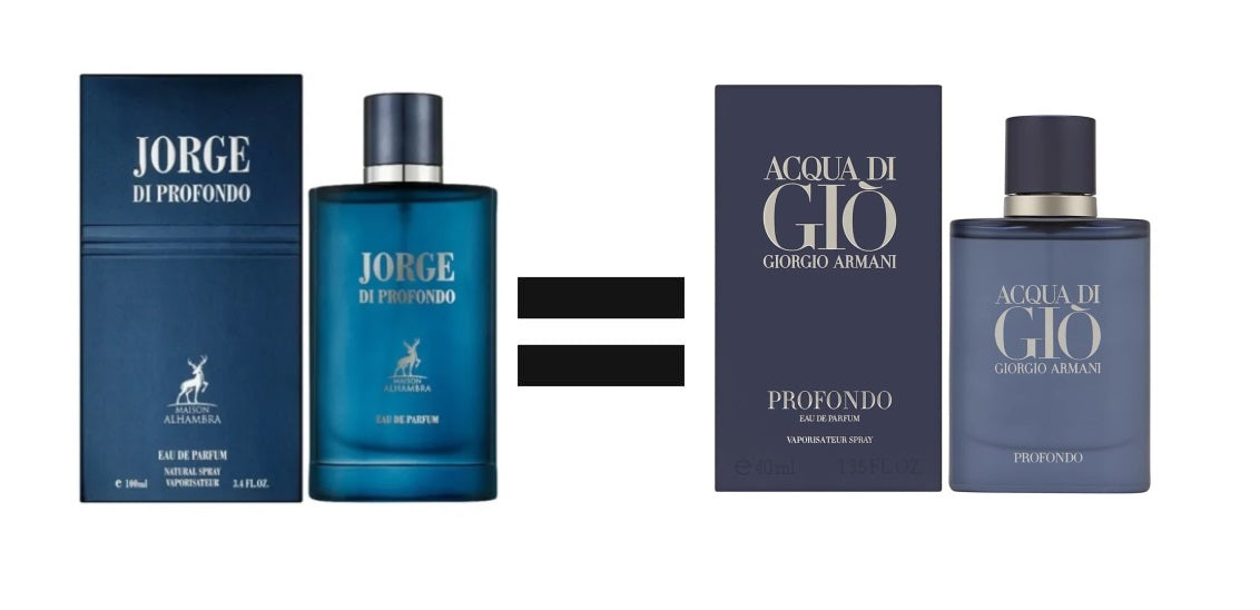 Perfume Jorge Di Profumo Deep Blue Maison Alhambra