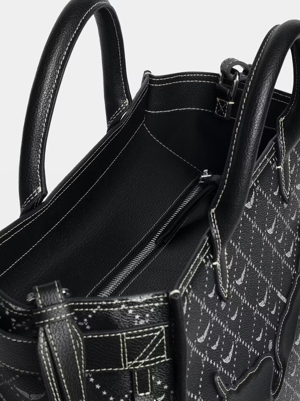 Bolso Tote Zadig Angel - Negro