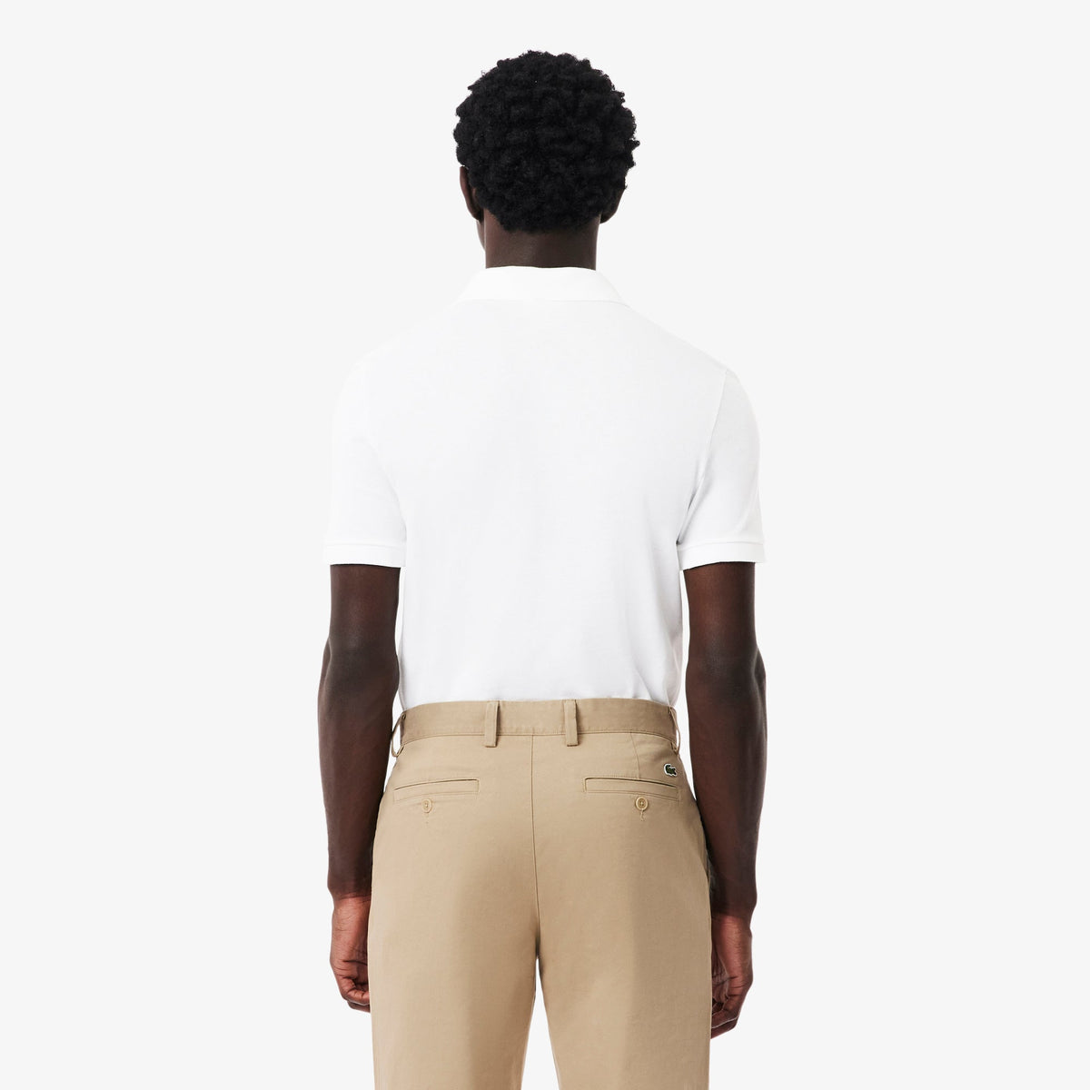 Polo L.12.12 Slim Fit Blanco Lacoste