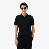 Polo L.12.12 Slim Fit Negro Lacoste