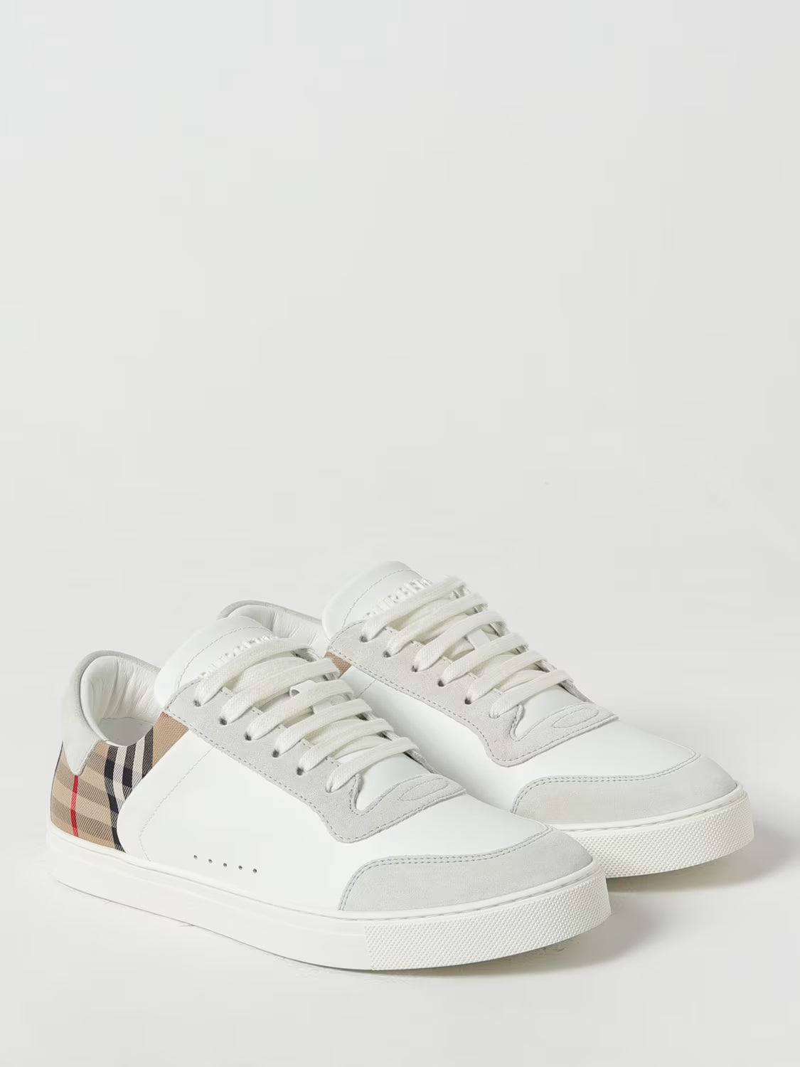 Zapatos Burberry Checked Cuero