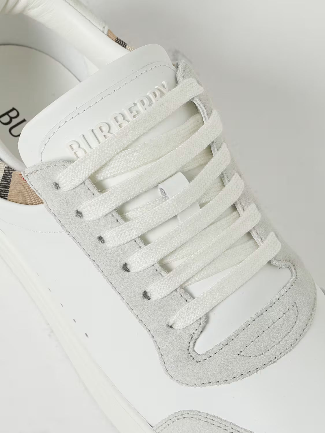 Zapatos Burberry Checked Cuero