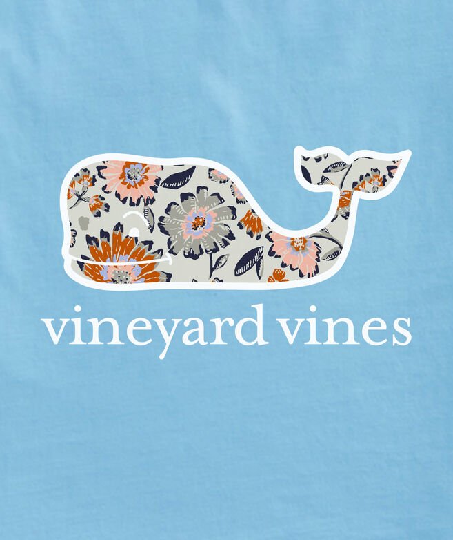 Camiseta Ivy League Floral Whale MUJER VINEYARD VINES