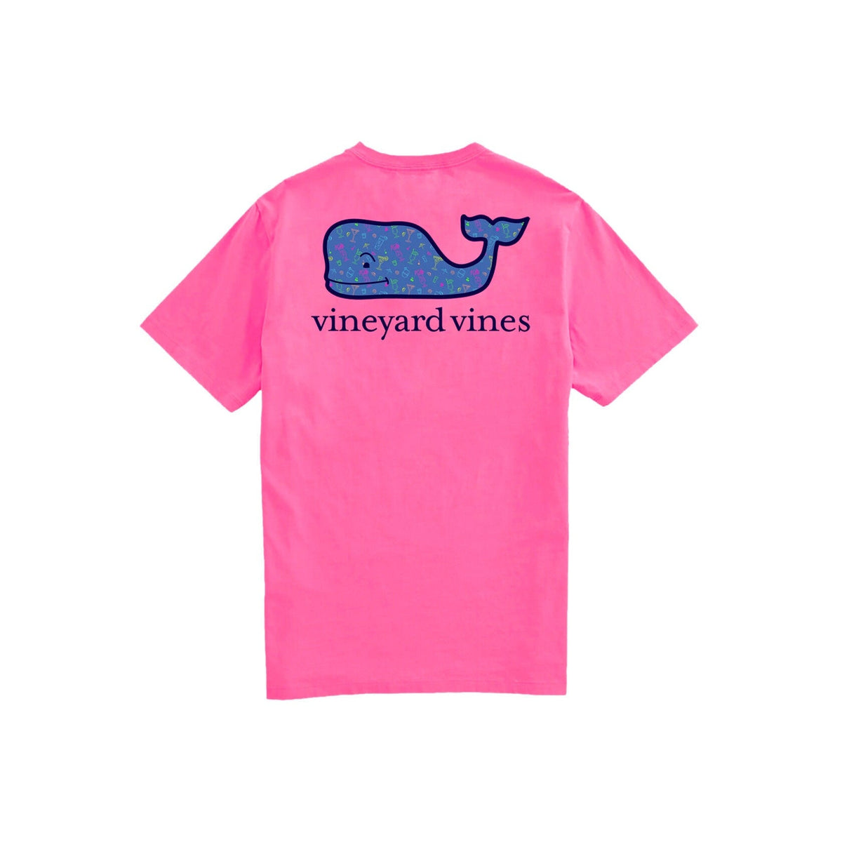 Camiseta Vineyard Vines - Tossed Drinks Whale Manga Corta