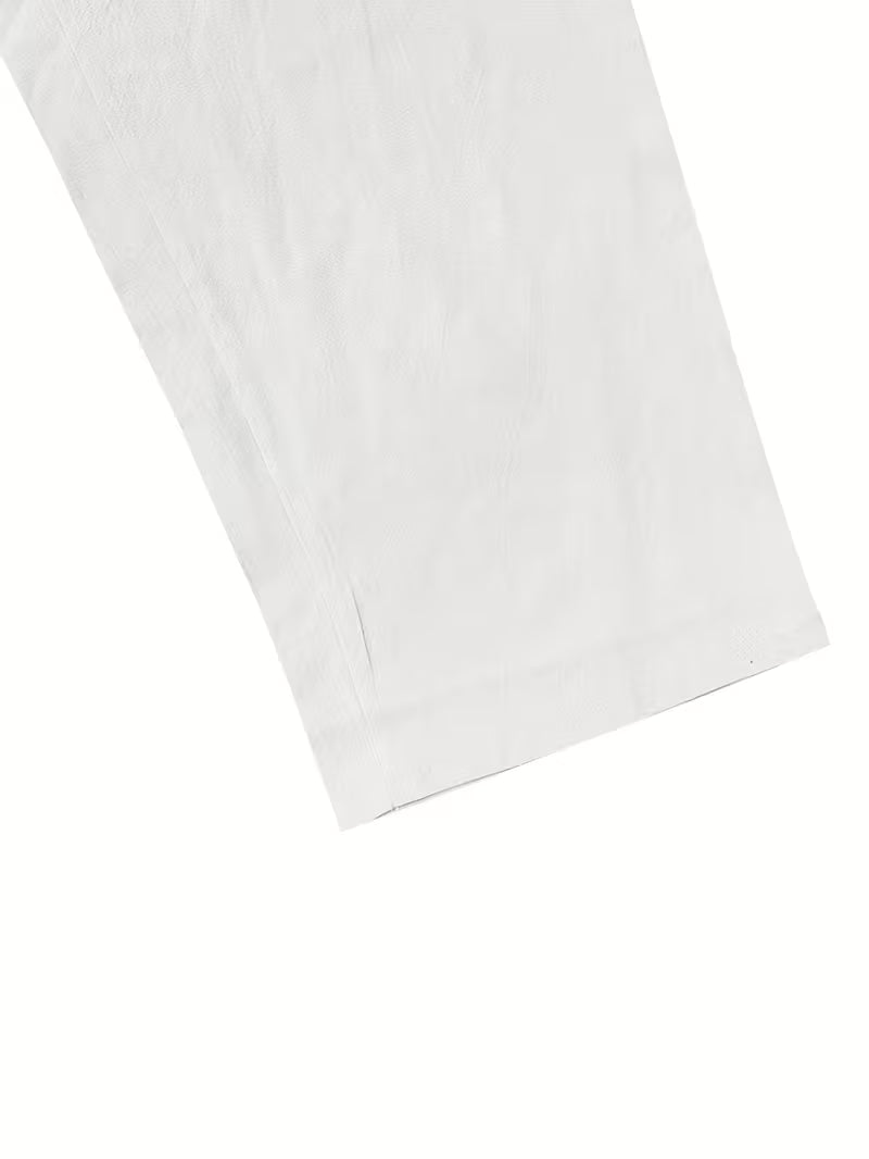 Pantalón Lino Hombre Blanco