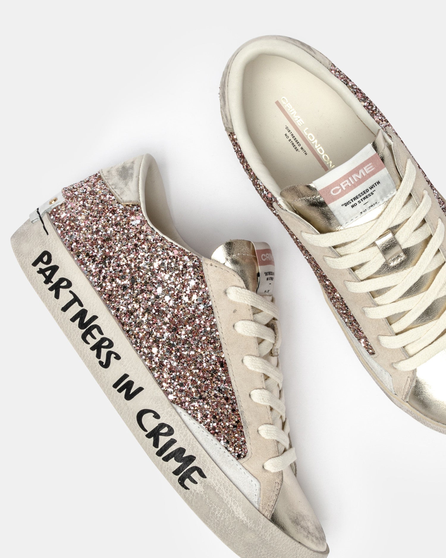 Tenis Crime London Mujer Distressed Crime Romance