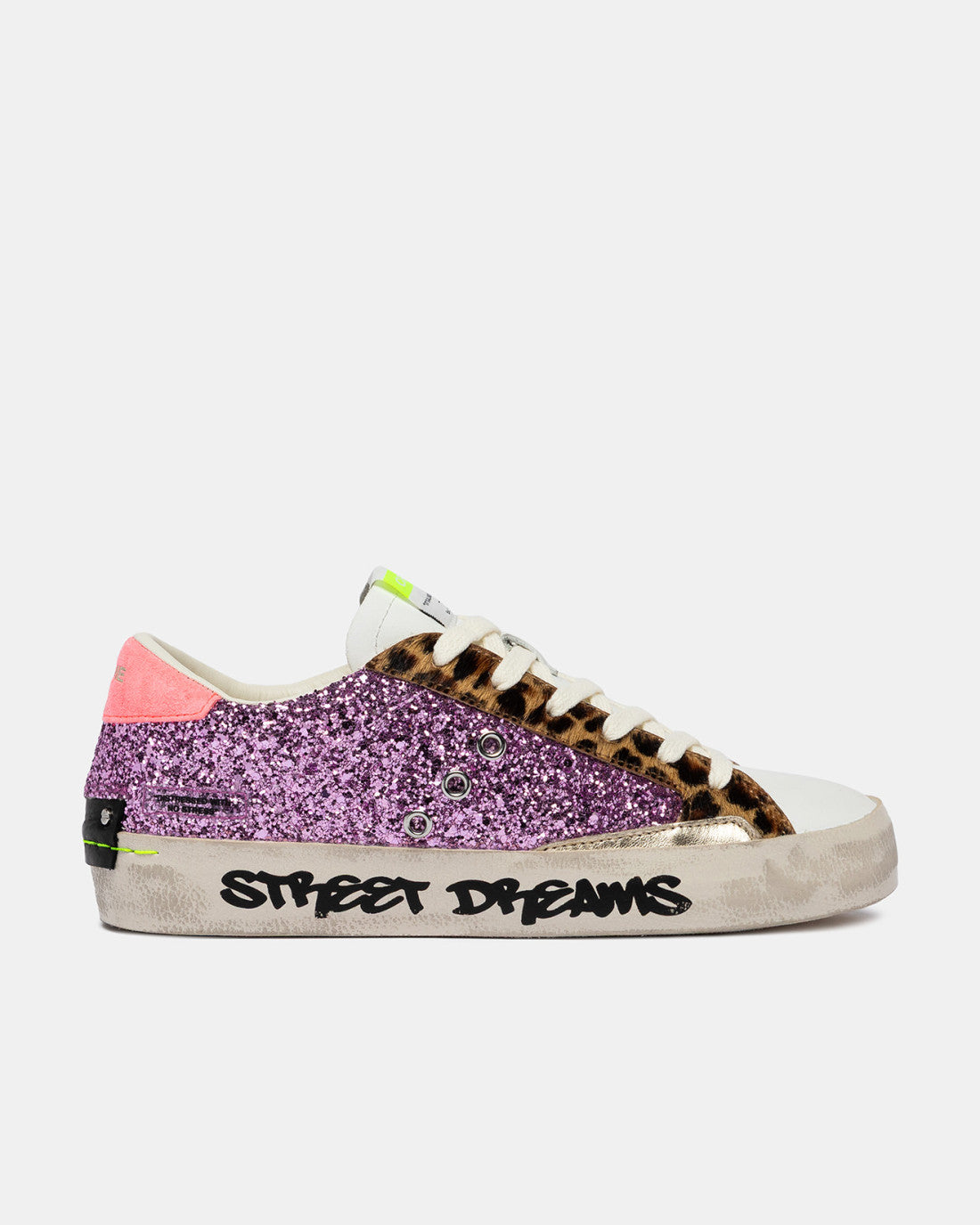 Tenis Crime London Mujer Distressed Purple Pop