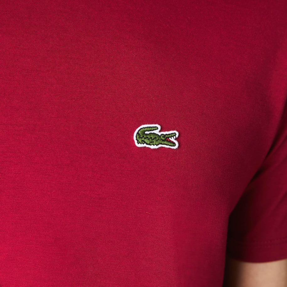 Camiseta Algodón Pima Vinotinto Lacoste