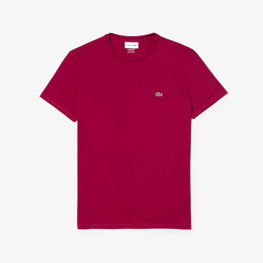 Camiseta Algodón Pima Vinotinto Lacoste