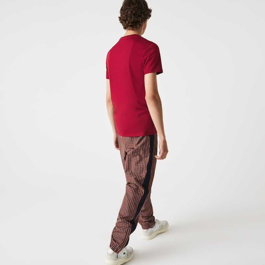 Camiseta Algodón Pima Vinotinto Lacoste