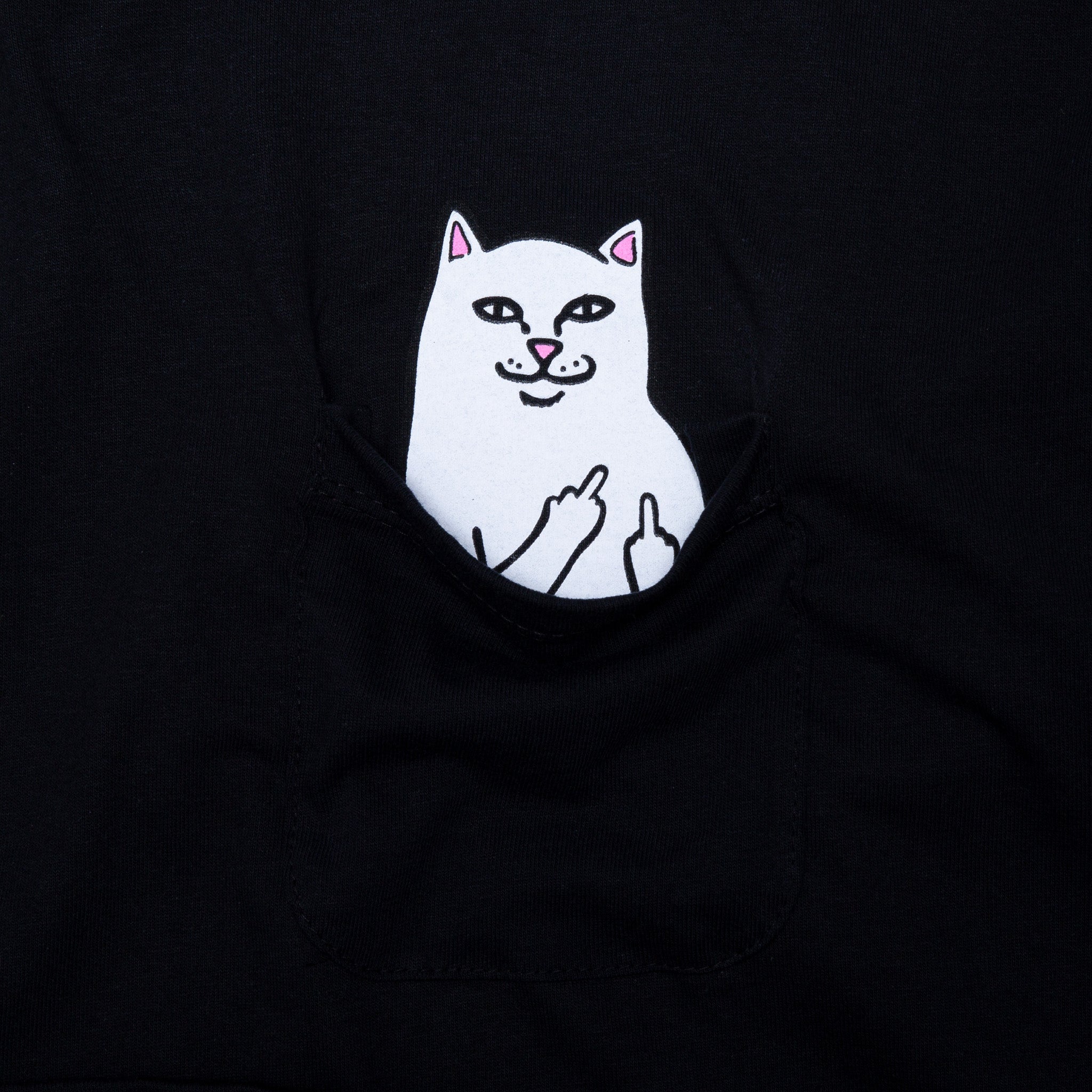 Lord Nermal  Pocket Tee Manga Larga RIPNDIP