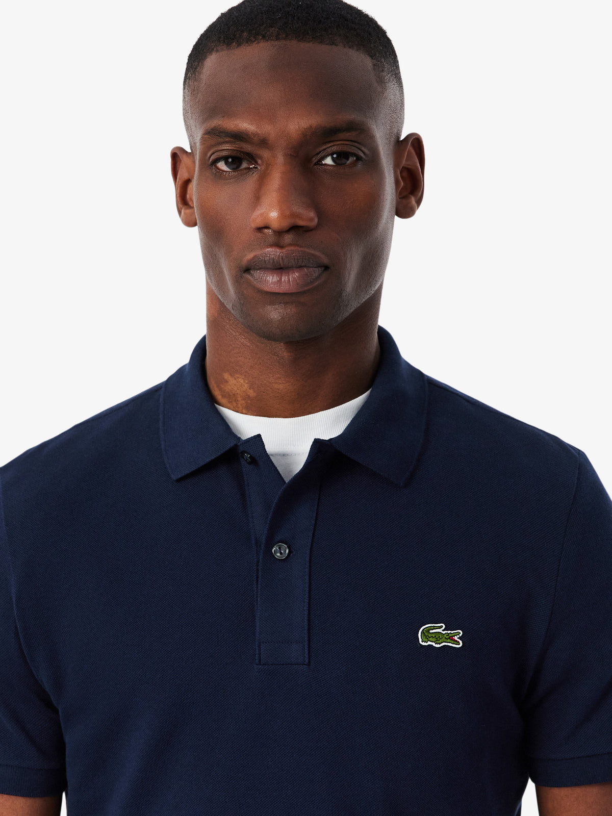 Polo L.12.12 Slim Fit Azul Marino Lacoste