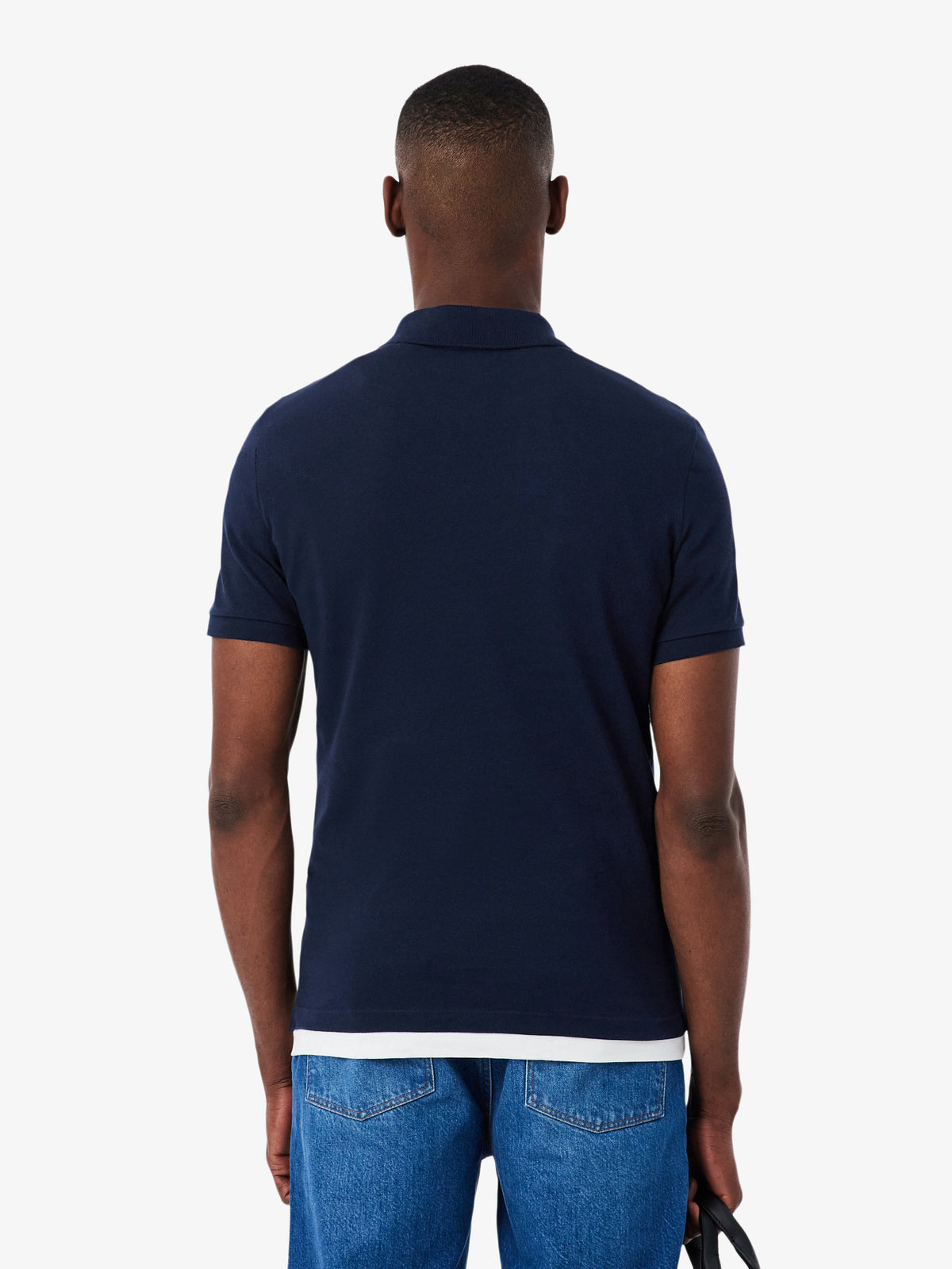 Polo L.12.12 Slim Fit Azul Marino Lacoste
