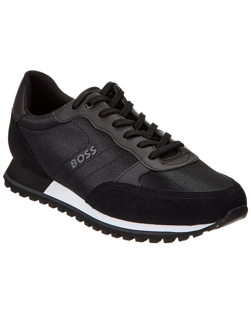 Tenis Parkour Canvas & Leather Negro Hugo Boss