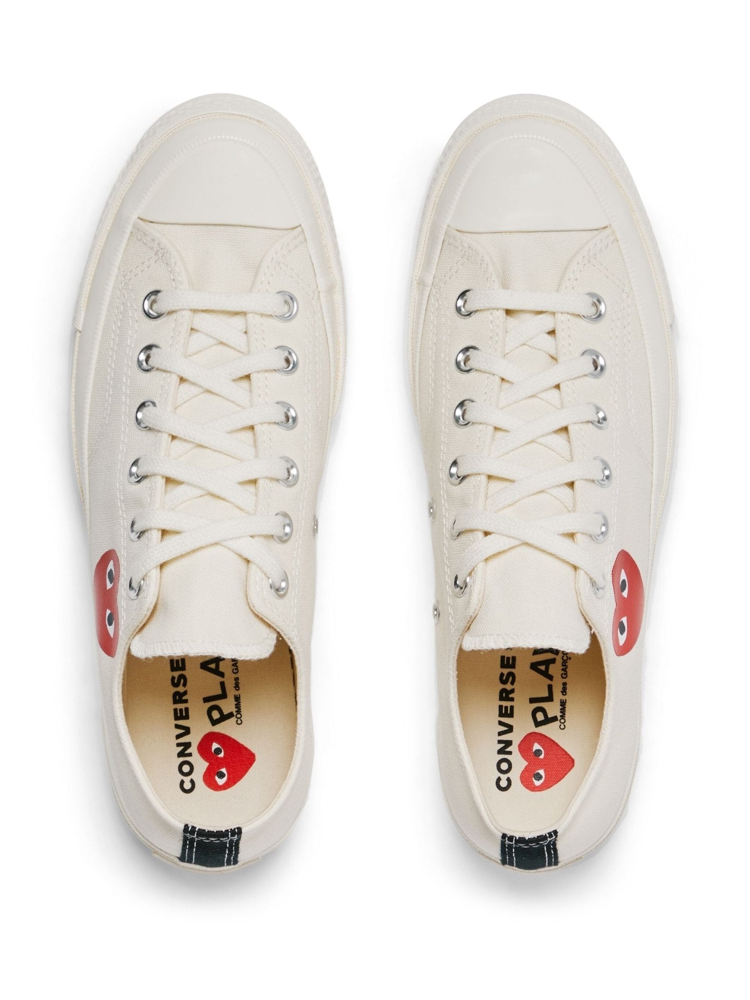 Tenis PLAY Comme des Garçons Single Heart Chuck 70 Low