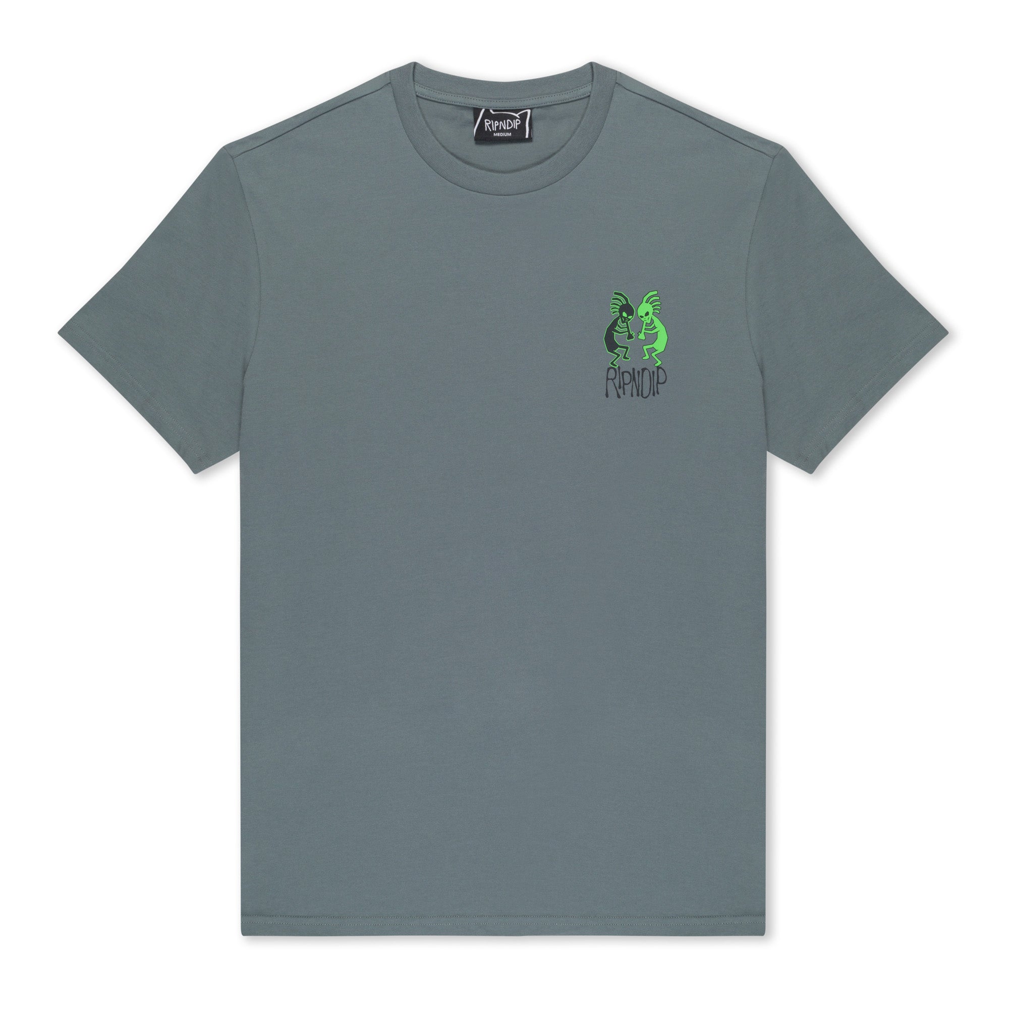CAMISETA WE WERE HERE Gris Oscuro RIPNDIP