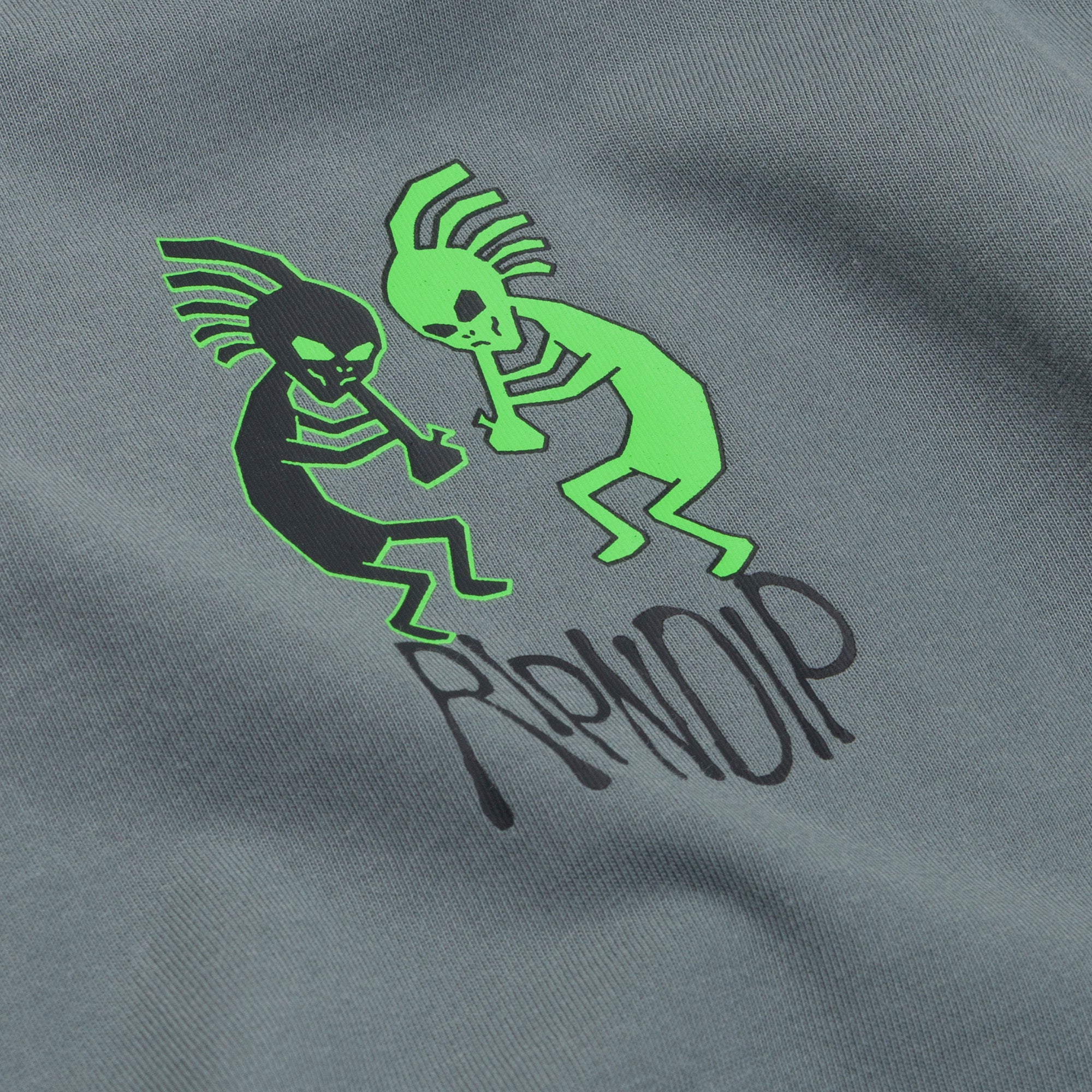CAMISETA WE WERE HERE Gris Oscuro RIPNDIP