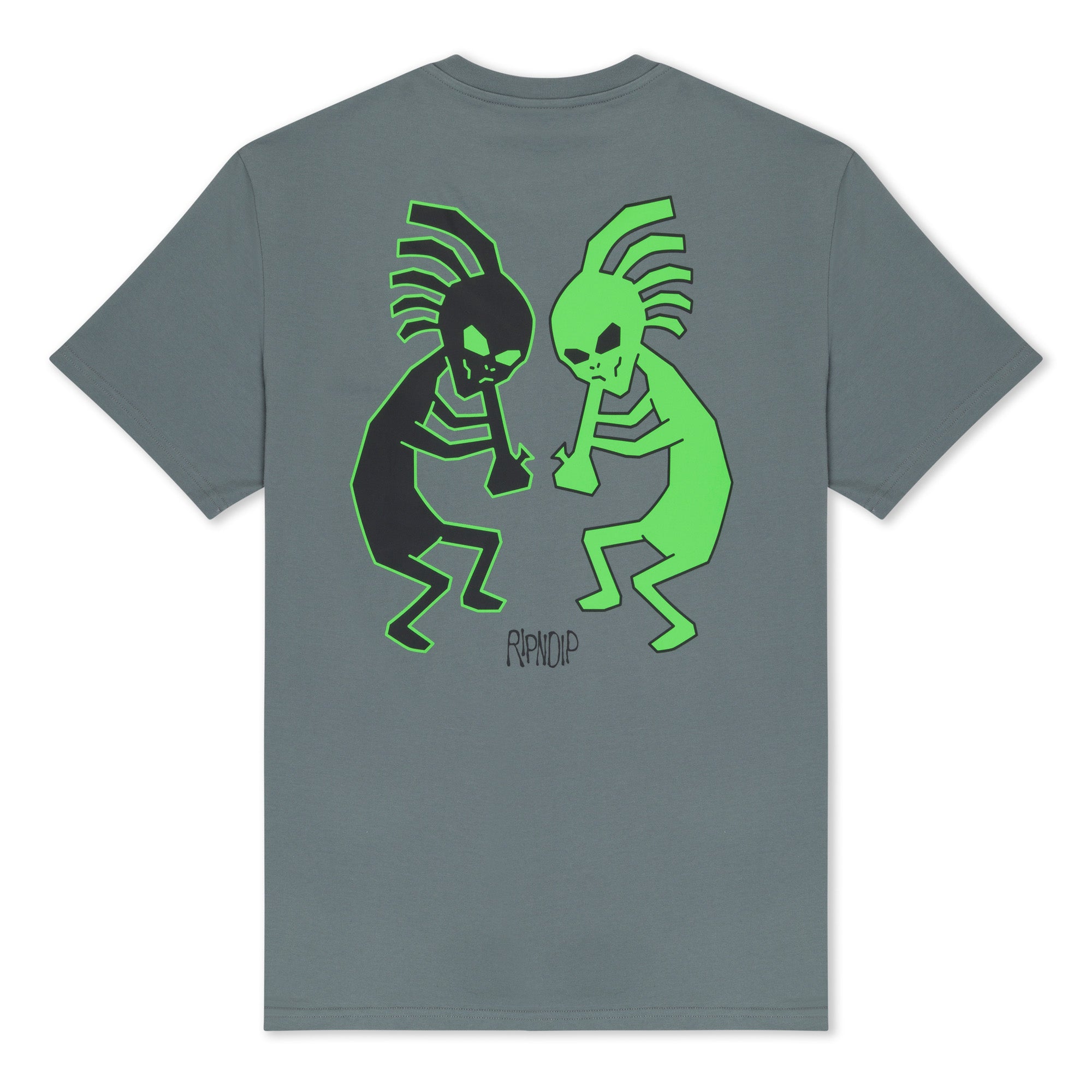 CAMISETA WE WERE HERE Gris Oscuro RIPNDIP