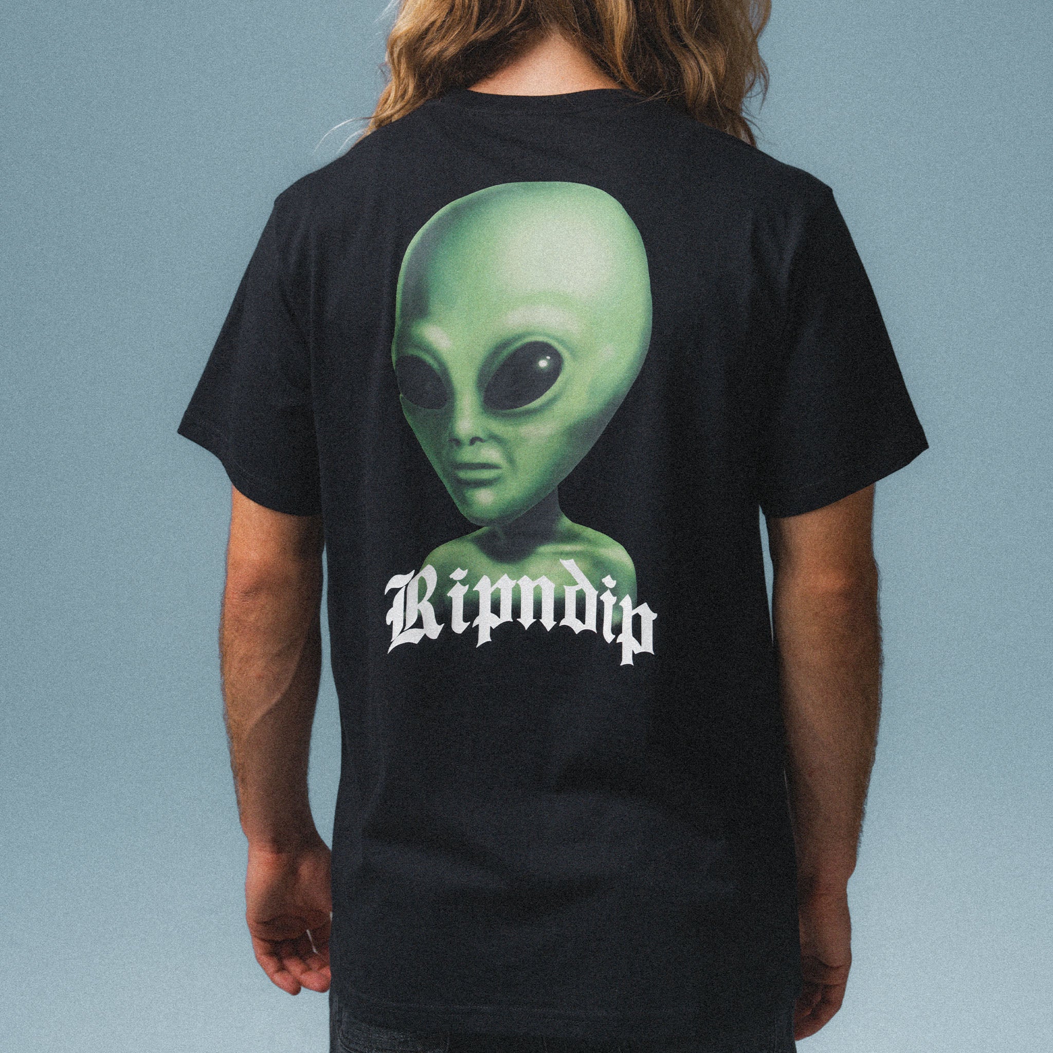 CAMISETA WE COME IN PEACE Negro RIPNDIP