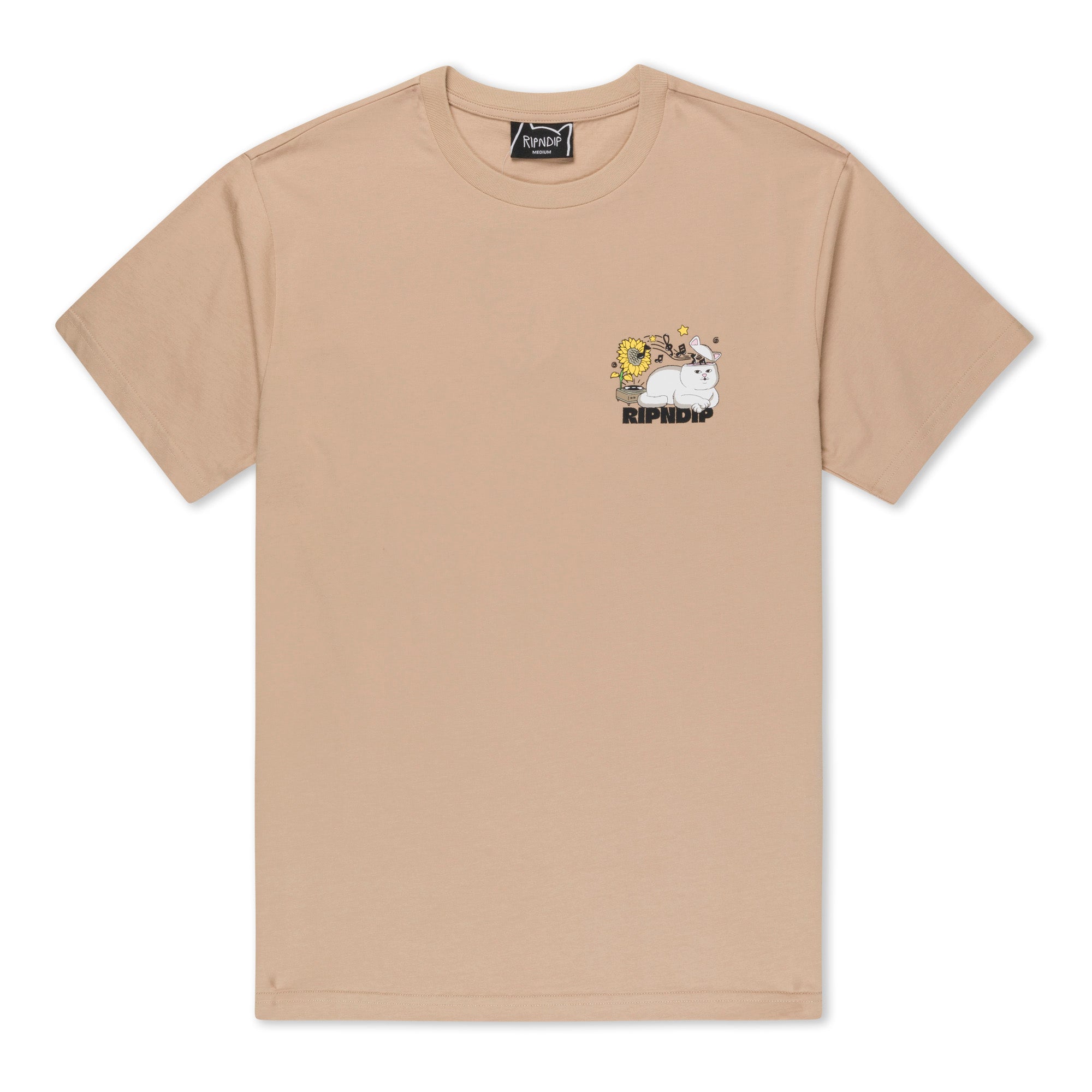 CAMISETA NO MUSIC NO LIFE Caqui RIPNDIP
