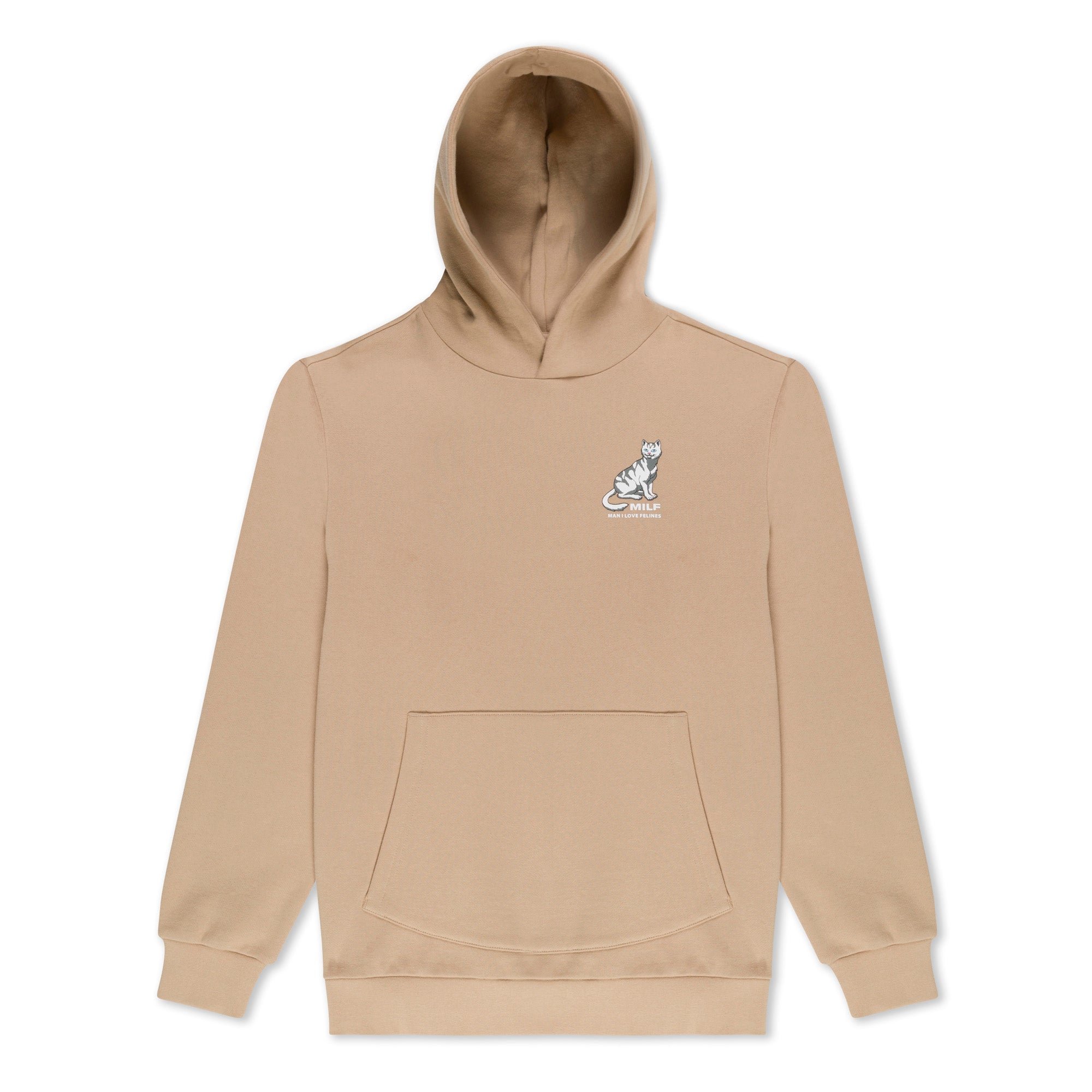HOODIE MAN I LOVE FELINES Caqui RIPNDIP