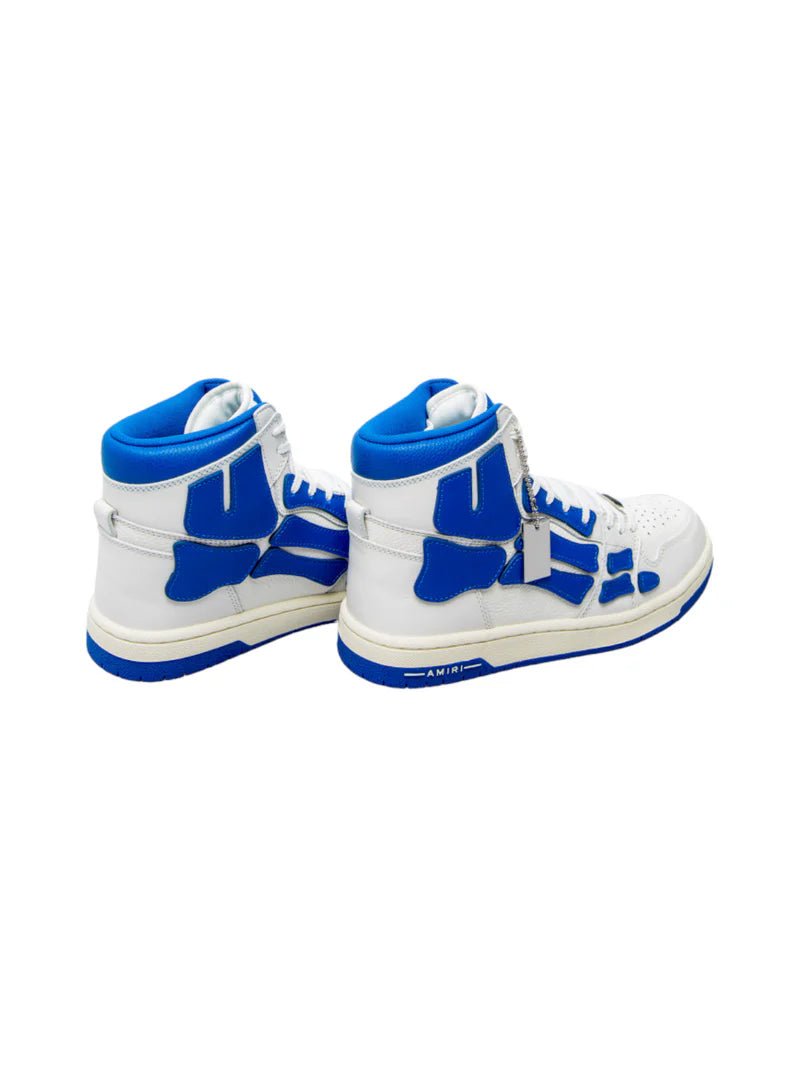 Zapatos Amiri Skeleton High-Top Blanco/Azul